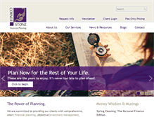 Tablet Screenshot of cornerstoneplanning.com